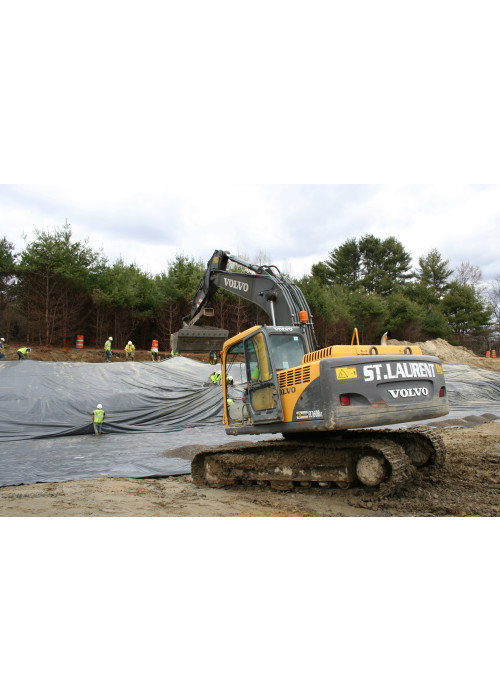 Subsurface Sand Filter System Installed